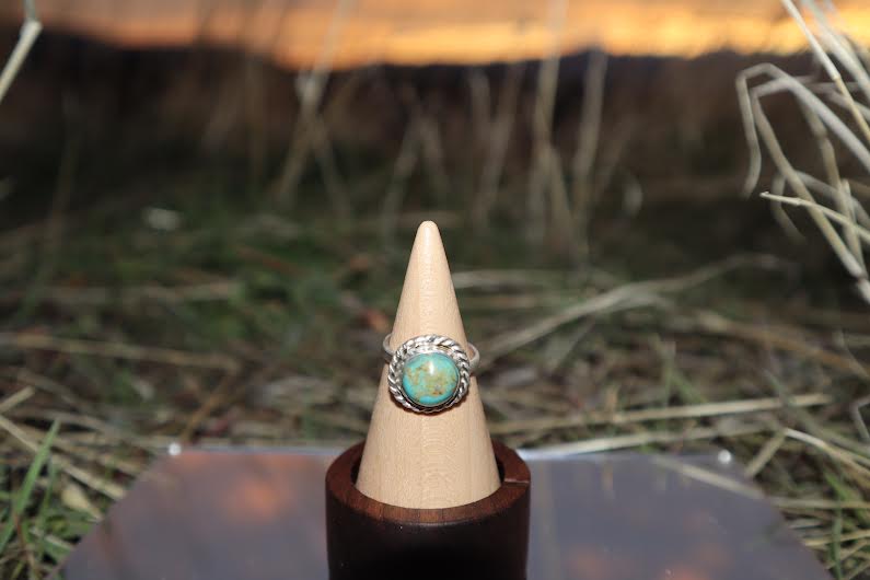 Banded Turquoise Ring