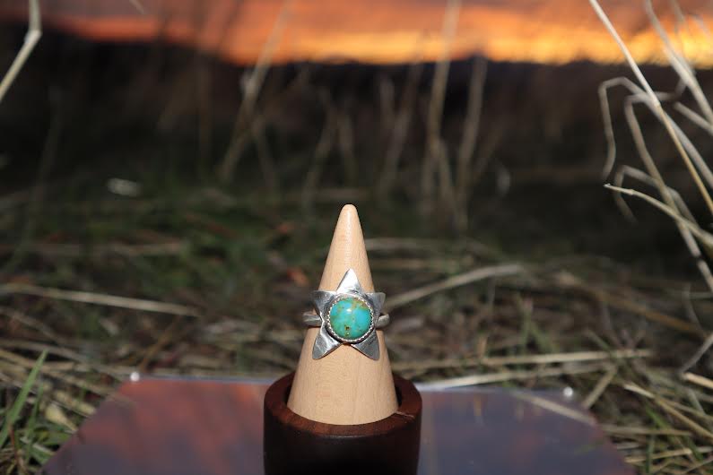 Turquoise Star Ring