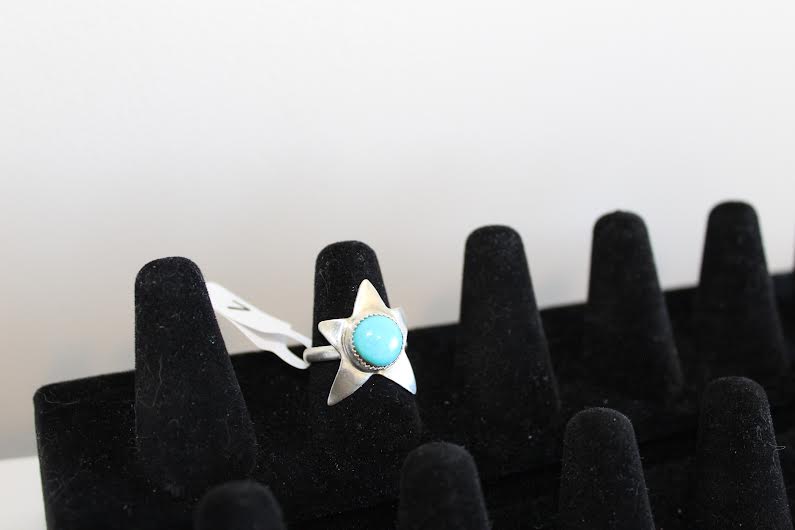 Turquoise Star Ring