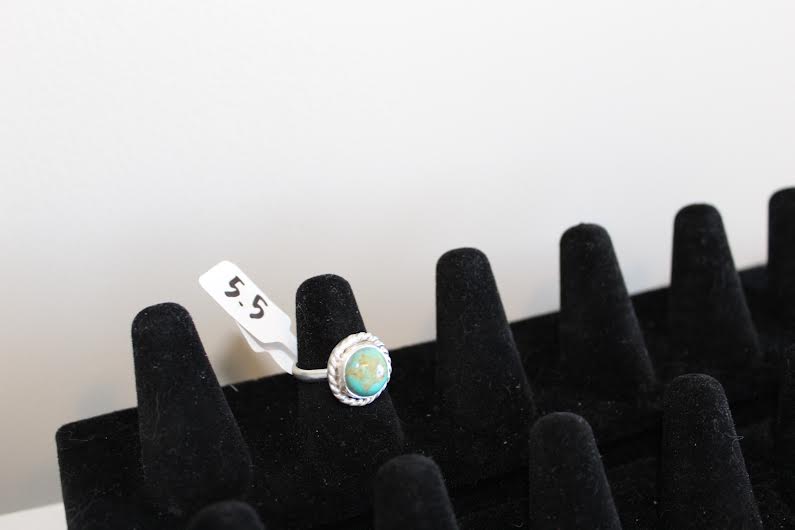 Banded Turquoise Ring