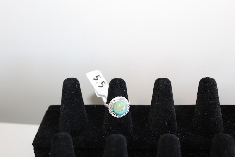 Banded Turquoise Ring