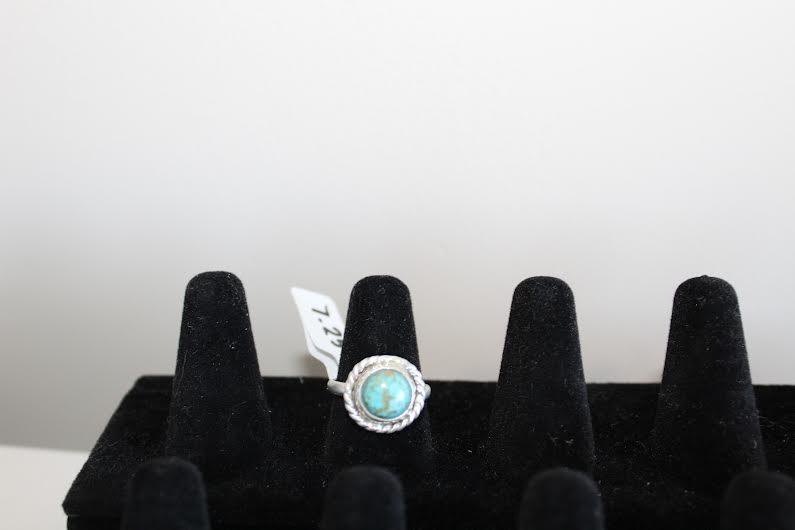 Banded Turquoise Ring