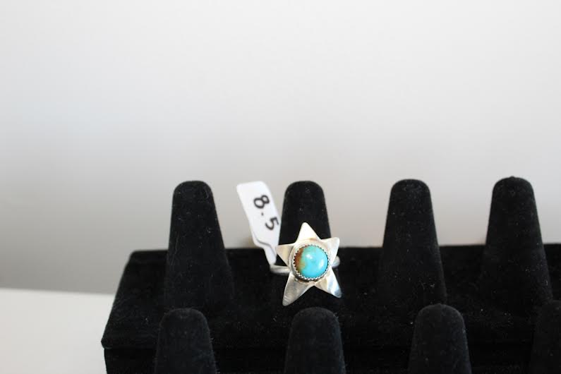 Turquoise Star Ring