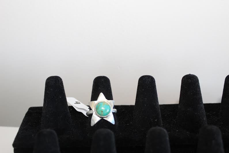 Turquoise Star Ring