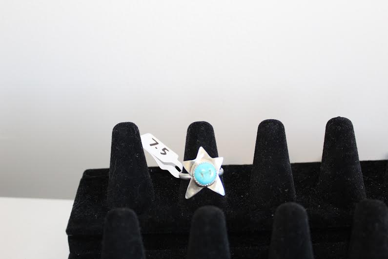 Turquoise Star Ring