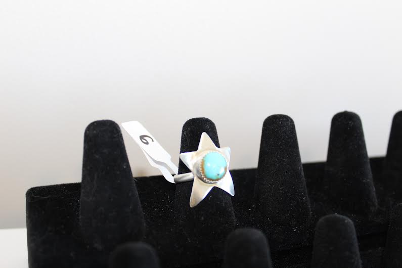 Turquoise Star Ring
