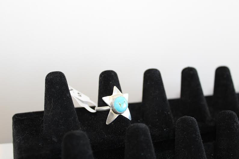 Turquoise Star Ring