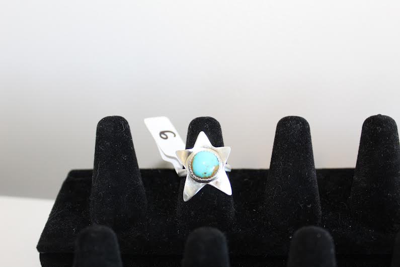 Turquoise Star Ring