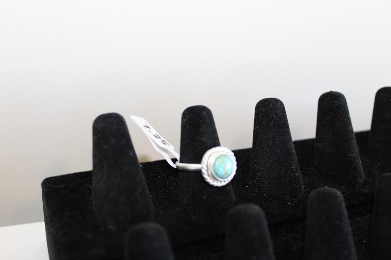 Banded Turquoise Ring