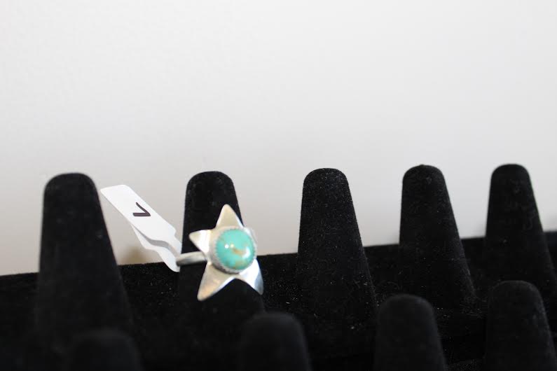 Turquoise Star Ring
